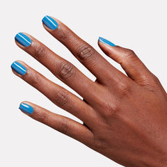 OPI Nature Strong Fresh as a Blue Daisy - Oja Albastră – Strălucire Intensă și Rezistență de 7 Zile | Culoare de Lungă Durată pentru Unghiile Tale | 15 ml