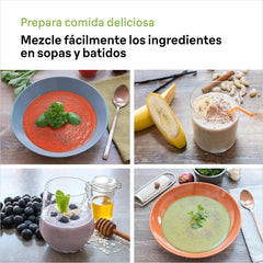 Braun Household Hogar Multiquick 7 Armmixer, Spritzschutz-Technologie, Spülmaschinenfest, Bpa-Freier Kunststoffbecher, MQ7000, 1000 W, Weiß Bucatarie Naty Shop