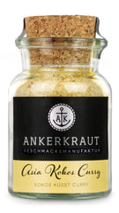 Ankerkraut Asia Kokos Curry, 85g im Korkenglas, Gewürz für Kokos-Milch Gemüse Fleisch, Einfach Lecker Zu Hause Kochen, Premium Qualität in der Pfanne