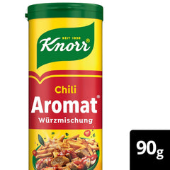 Knorr Würzmischung Chili Aromat für schnelle Gerichte zum Würzen und Verfeinern von Pommes, Pasta, Gemüse und mehr 90 g