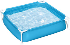 Piscină Bestway My First Frame 122 x 122 x 30,5 cm, albastră, dreptunghiulară