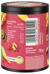 Ostmann Gewürze - Let's Do Spicy Fruits | Würzmischung für süßes Obst kreiert von Lalaleluu | scharfes Obst-Topping mit Chili und Pfeffer, lecker auf Apfel oder Mango | 70 g in recyclebarer Metalldose