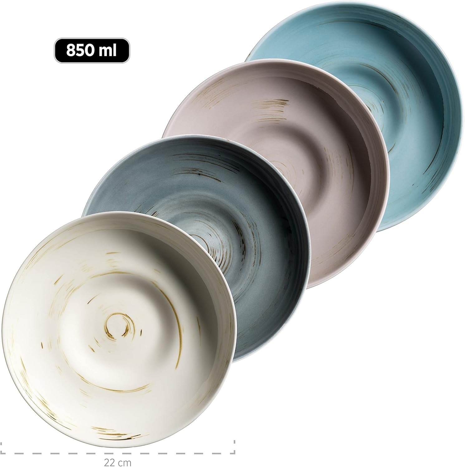 MÄSER 931526 Set de veselă premium Derby pentru 4 persoane Seturi vesela masa Naty Shop