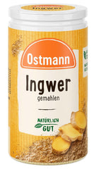 Ostmann Gewürze - Ingwer gemahlen | Nachfüllbare & recyclebare Verpackung | 30 g in der Streudose