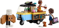LEGO Friends Rolling Café, jucărie mică de copt pentru copii, cadou pentru fete și băieți de la 6 ani, jucărie educativă cu personajele Aliya, Jules și câinele Aira 42606 Seturi de constructie Besuche den LEGO-Store