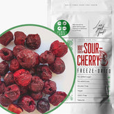 Cireșe liofilizate | Cireșe acre uscate | Fructe liofilizate | Fructe uscate liofilizate | Fructe liofilizate Cireșe uscate | Fur Smoothie Fructe liofilizate (90g) Produse deshidratate Naty Shop 90 G (1 pachet)