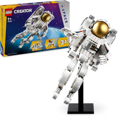 Jucărie LEGO Creator 3In1 Astronaut în spațiu, kit model cu câine și navă spațială pentru copii, decorațiuni pentru grădiniță, cadou creativ pentru băieți și fete de la 9 ani 31152 Seturi de constructie Besuche den LEGO-Store Singur