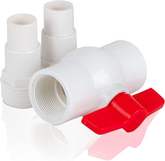 Gre AR512 - Supapă pornire/oprire cu 2 adaptoare pentru furtunuri de Ø38 și Ø32 mm