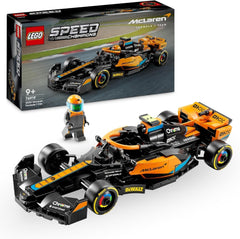 LEGO Speed Champions Mclaren Formula 1 mașină de curse 2023, jucărie pentru copii cu vârsta de peste 9 ani, băieți și fete cărora le place să se joace independent, model de vehicul construibil, decor pentru camera copiilor 76919 Seturi de constructie Besuche den LEGO-Store Singur