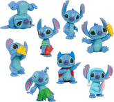 Stitch Disney's Lilo Collectible Friends set de figurine, set de 8 figurine, figurine de colecție înalte de 5 cm, jucărie pentru copii de la 3 ani de Just Play Action figures Naty Shop Titlu implicit