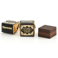 Venchi - Cremino Extra Black Chocolate - Ciocolată neagră cu pastă de migdale și „alune de pădure piemonteze IGP”, 1 kg, fără gluten, fără coloranți și fără conservanți