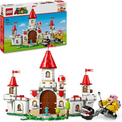 LEGO Super Mario Înfruntare cu Roy la Palatul Ciupercilor, set de aventură cu personaje Nintendo, cadou pentru fete, băieți și gameri de la 7 ani 71435 Seturi de constructie Besuche den LEGO-Store Titlu implicit