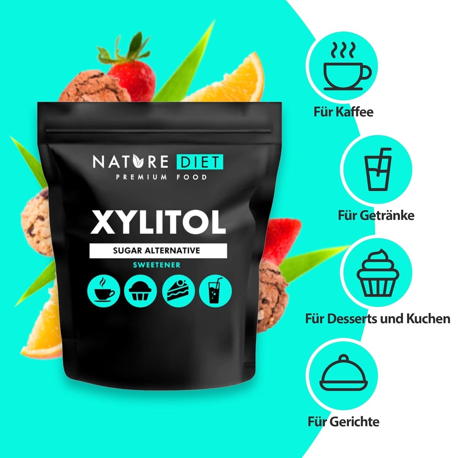 Nature Diet Xylitol, 1 Kg Indulcitori Naty Shop