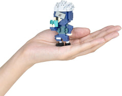 Bandai - Nanoblock - Kakashi Hatake - Mini-Bausteinfigur - Konstruktionsspiel - Bausatz für Manga-Pixel-Figur - NBCC137