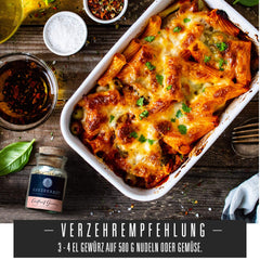 Ankerkraut Auflauf, für Gemüse-, Kartoffel- und Nudelauflauf, Gewürzsalz mit Pfeffer, Petersilie, Knoblauch, Karotte, 90 g im Korkenglas
