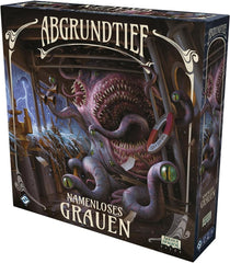Fantasy Flight Games, Abyss – Horror fără nume, Expansiune, Joc pentru experți, Joc de strategie, 3-6 jucători, Vârste 14+, 120-240 minute, Germană, Multicolor, Colorat