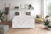 Traumnacht Cozy - Set de pat 4 sezoane, 1 X plapumă divizibilă 135 X 200 Set și 1 X pernă 80 X 80 Cm, certificat Ã-ko Tex, alb, dezvoltat în Germania ,( pachet de 2 ) Plapumi si pilote Naty Shop 4 sezoane 135 X 200 Set