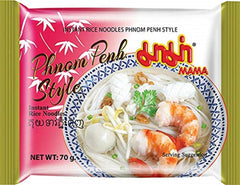 MAMA Tăiței de orez instant Phnom Phenh – Tăiței de orez instant în stil oriental – Bucătărie thailandeză autentică – 12 x 70 g