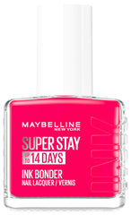 Oja Maybelline New York Super Stay Ink Bonder 180 Rose Fuchsia – ojă de lungă durată pentru unghii puternice și culoare intensă, 12,3 ml
