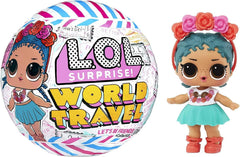 L.O.L. Surprise! World Travel Tots - Trendiges Püppchen mit 8 Überraschungen - Geheime Botschaft, Mode, Accessoires und Mehr - Zum Sammeln, Zufällige Zusammenstellung - Geschenk für Kinder ab 4 Jahren