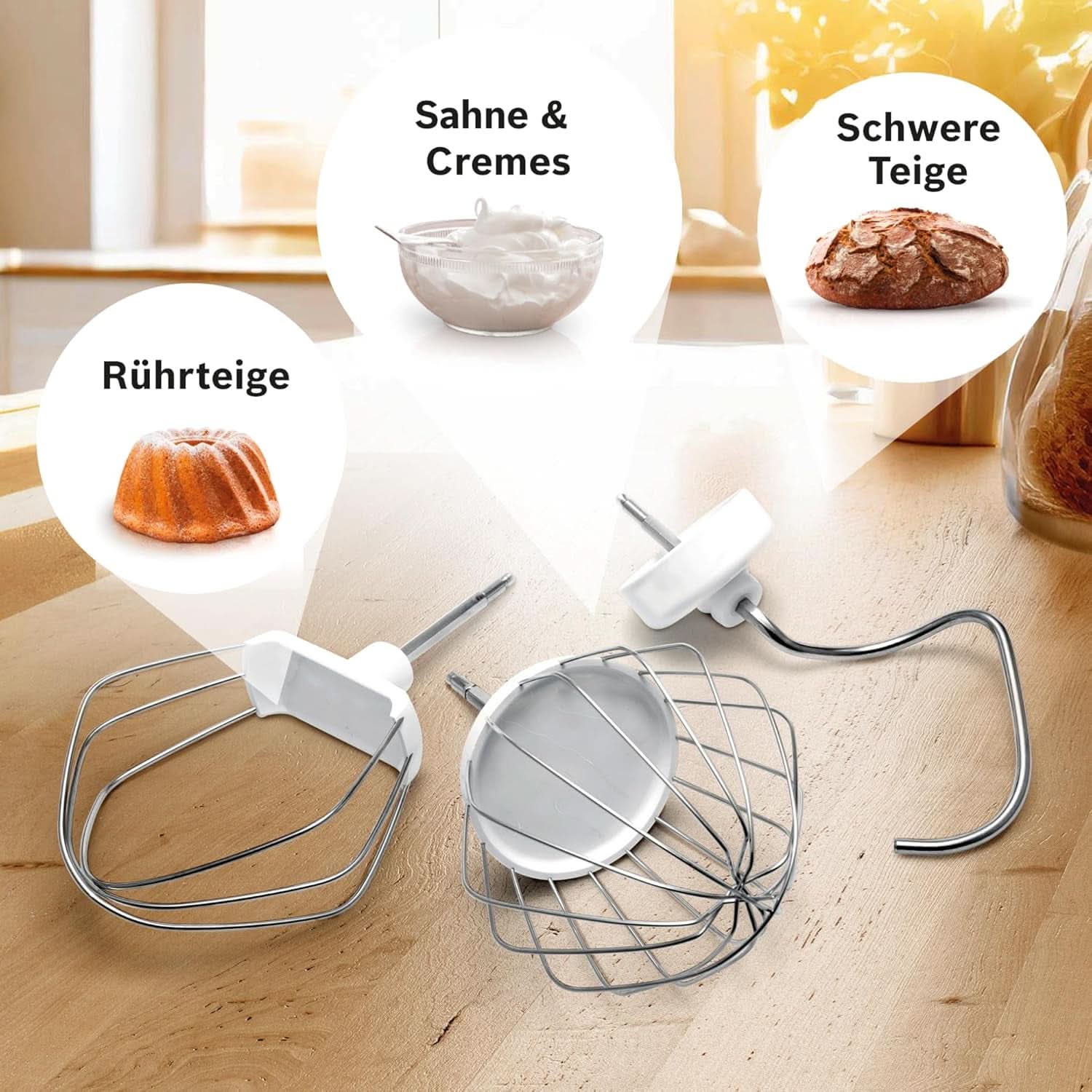 Bosch Küchenmaschine Serie 4 MUM56340, Schüssel 3,9 L, Mixer 1,25 L, Fleischwolf, Zitruspresse, Planetenrührwerk, Knethaken, Schlag-, Rührbesen, Durchlaufschnitzler, 3 Scheiben, 900 W, Silber/Grau Mama si Copilul Naty Shop