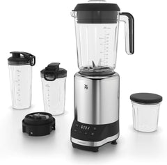 WMF Kult Pro Multifunktionsmixer Hochleistungsmixer, 30.000 U/Min, Smoothie Maker, Standmixer, Ice-Crush Funktion, 4 Mixbehälter Inkl. Togo-Verschluss Bucatarie Naty Shop