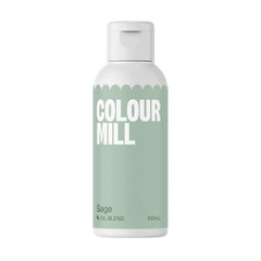 Colorant alimentar pe bază de ulei de salvie Colour Mill - Colorant alimentar pentru ciocolată, fondant, brioșe, prăjituri, copt, macaroane - Colorant alimentar pentru decorarea torturilor - 100 ml