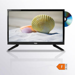 Televizor LCD Xoro HTC 2249 de 21,5" (55 cm) cu tuner triplu HDTV, player DVD integrat, player media USB 2.0, slot CI+, conexiune 12V, negru