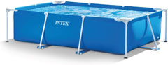 Sistem de filtrare cu nisip Krystal Clear SX925, Capacitate de circulație 2.000 l/h, 26642, Piscină cu cadru dreptunghiular și alb - Piscină supraterană - 300 x 200 x 75 cm, Albastră