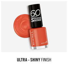 Oja Rimmel 60 Seconds Super Shine, 410 Wild Spice, 8 ml