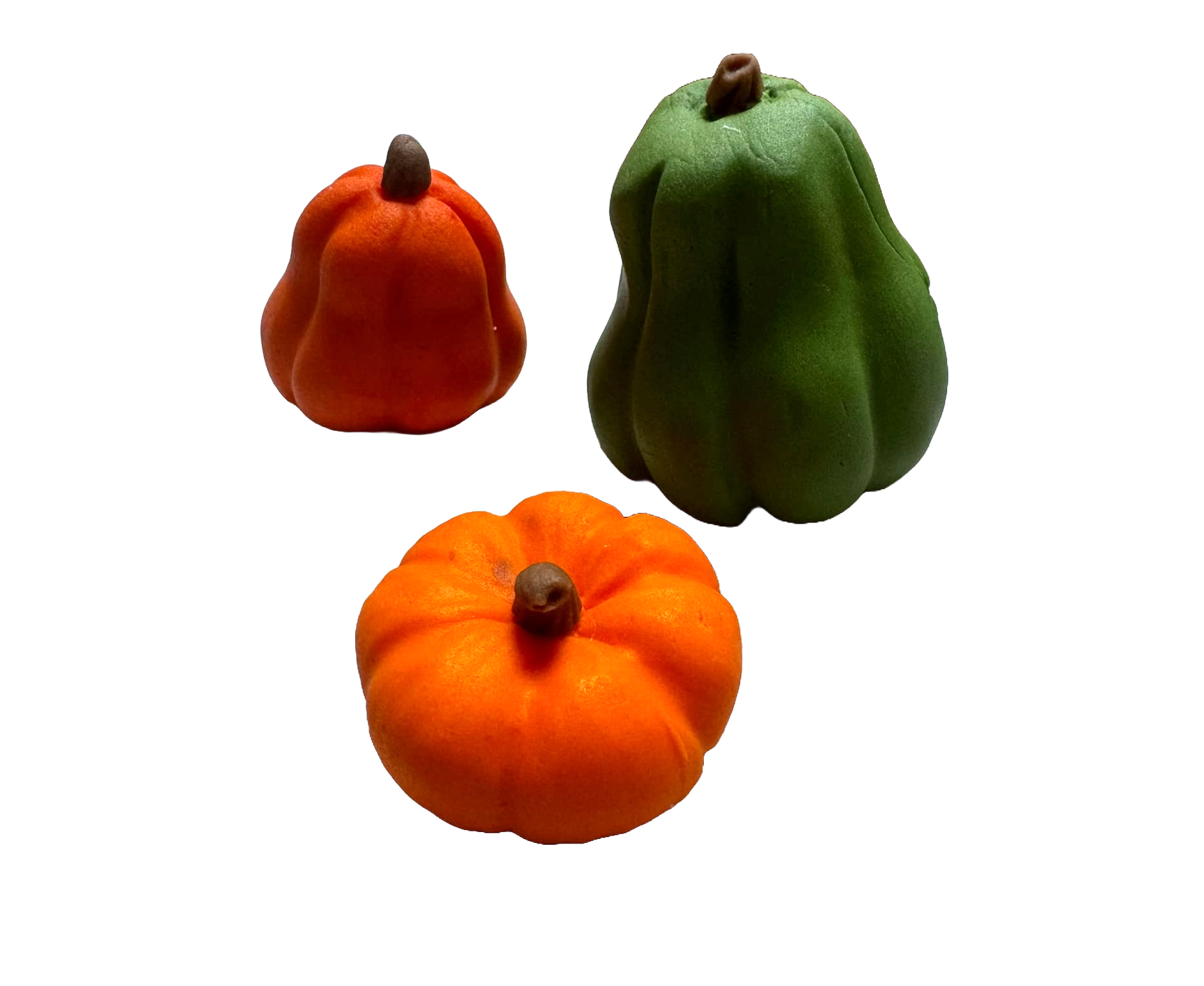 Set 3 decoratiuni comestibile din zahar, Toamna Decoratiuni din Pasta de Zahar Naty Shop