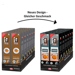 Coffee Fellows Blend Espresso Kapseln, kompatibel mit K-fee, EXPRESSI & Tchibo Cafissimo*, schokoladig-fruchtige Aromen, 120 Kaffeekapseln