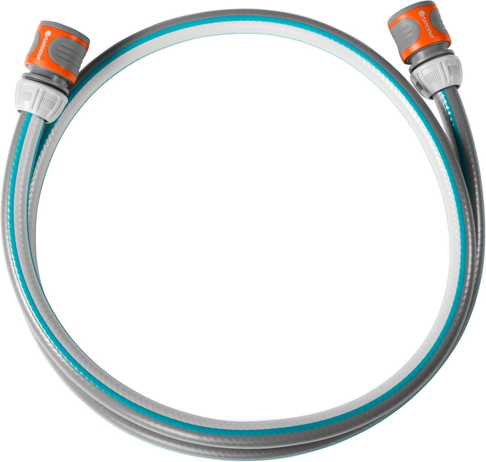 Set de conectare Gardena Classic 13 mm (1/2 inch), 1,5 m: Adaptor furtun pentru conectarea rolei de furtun, furtun cu componente de sistem, 22 bar (18011-20)