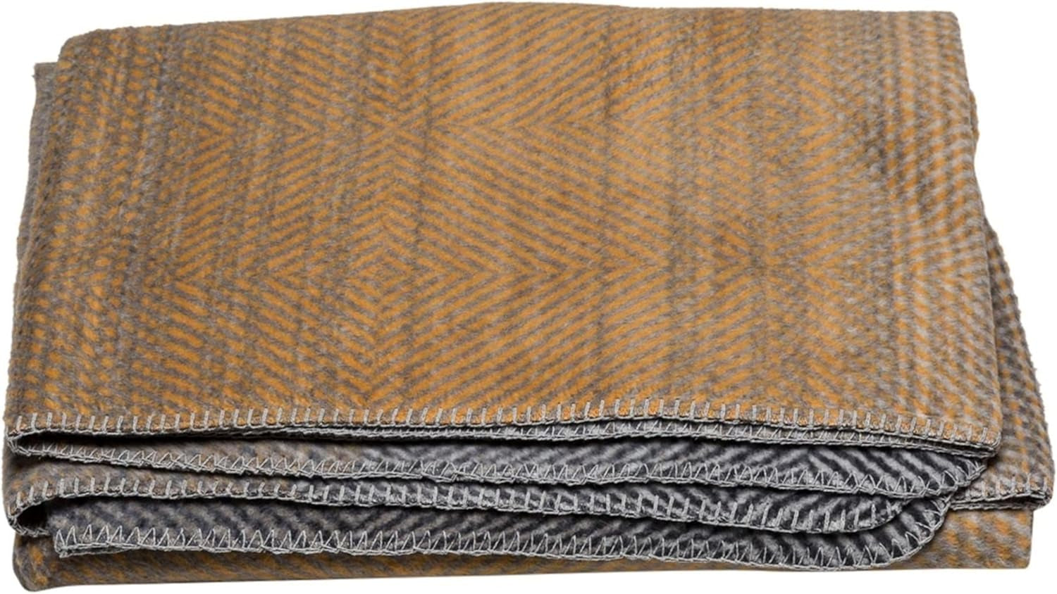 David Fussenegger Pătură de bumbac 150X200 Cm Pătură cu model Gradient de culoare Fluffy Paturi si Cuverturi David Fussenegger Aur Singur