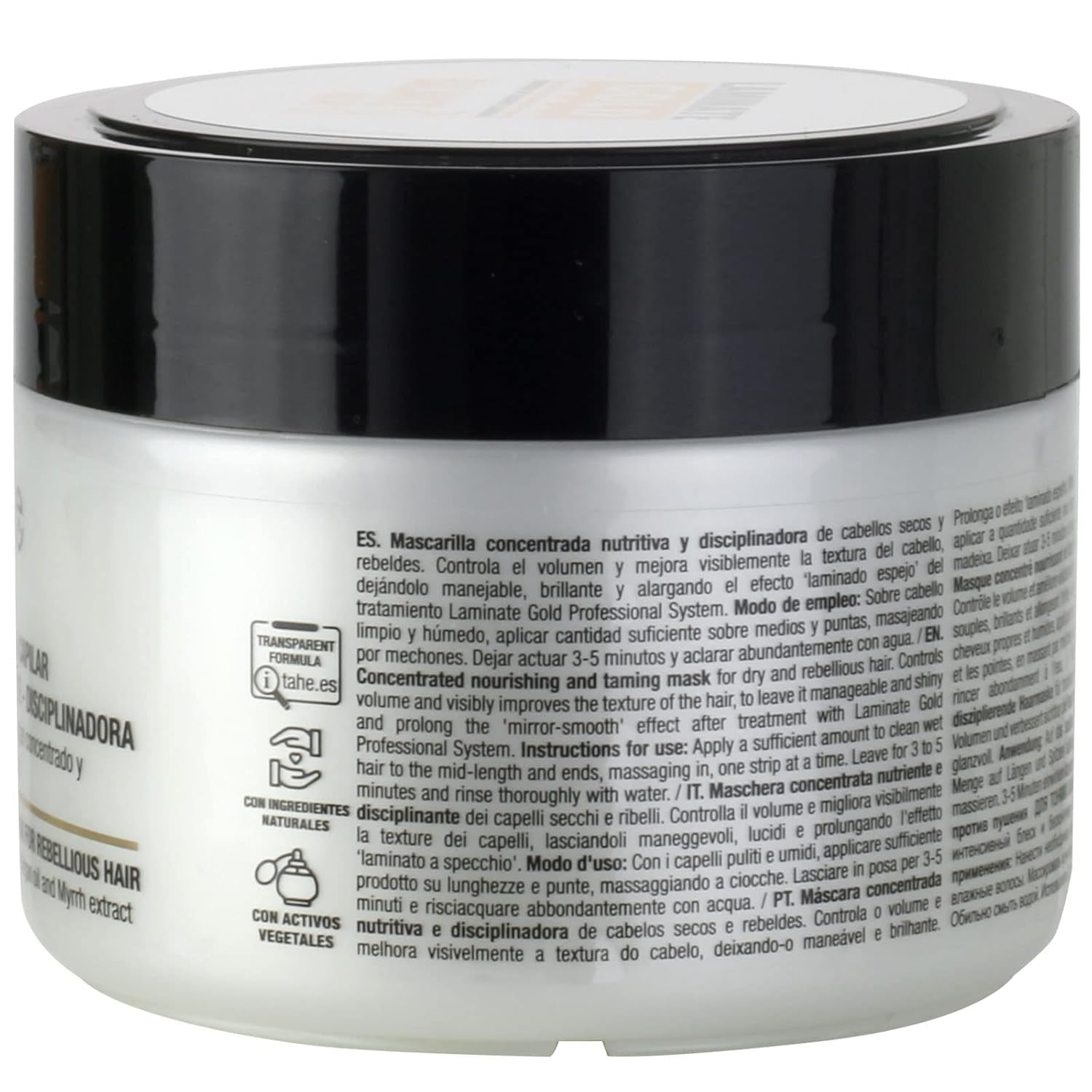 Laminate Gold Balance Mask, 300 ml Masca de par Naty Shop