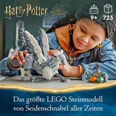 LEGO Harry Potter Hippogriff Buckbeak, jucărie creatură mitică de colecționat, set de joacă creativ pentru copii, cadou pentru băieți, fete și toți fanii 76427 Seturi de constructie Besuche den LEGO-Store