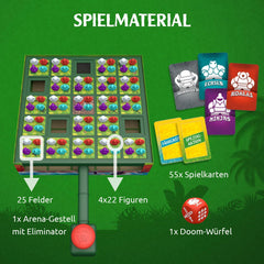 Kosmos 684037 Battle Royale, Acțiune până la ultima figurină! Joc de familie pentru 2-4 jucători cu vârsta de 8 ani și peste, cu elemente speciale de acțiune.