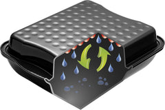 Dr. Oetker Maxi-Bräter Mit Deckel BACK-IDEE KREATIV, Brat- Und Auflaufform Aus Hochwertigem Stahlblech Mit Emaillierung, Eckige Form, Schnitt- Und Kratzfest - Spülmaschinengeeignet in Schwarz Matrite si tavi pentru copt Naty Shop