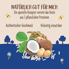 Allos Bio Ohne Muhhh 3,5% | Milchalternative | Drink auf Pflanzenbasis | vegan | schäumbar | perfekt für Kaffee | laktosefrei | Quelle von Calcium und Vitaminen | Reich an Protein | 1 Liter (6 Stück)