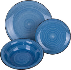 VDE 1996 Baita Acqua Ocean 5907301 Tafelservice aus Steingut, 18-teilig