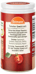 Ostmann Gewürze - Tomaten Gewürzsalz | Perfekt zum Würzen von Tomatensalat und Bruschetta | 60 g in der Streudose