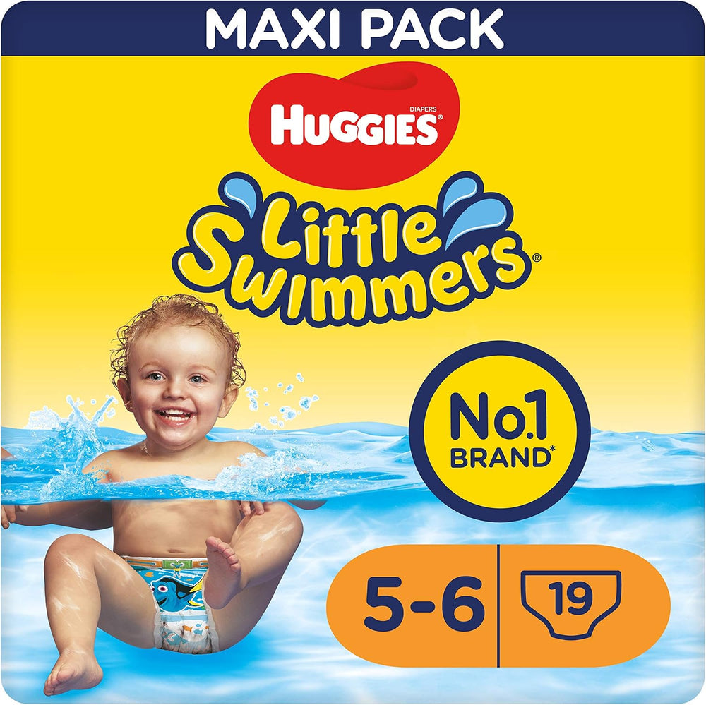 Scutece de înot Huggies Little Swimmers mărimea 5/6 (12-18 kg), 1 pachet a câte 19 bucăți