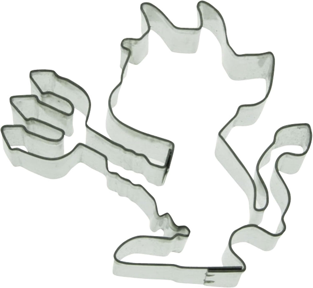 Formă de biscuiți Städter Devil, oțel inoxidabil, argintiu, 7 cm