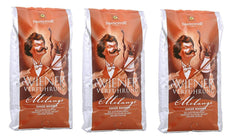 Cafea melanj, boabe întregi, Viennese Seduction, organică, 3 x 1000g