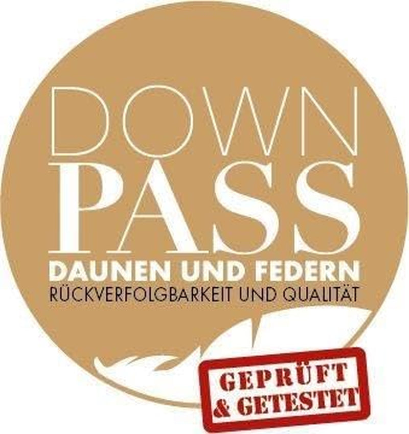 Badenia Trendline Eco plapumă caldă cu 90% puf și 10% pene clasa I, 135 X 200 cm, alb, certificat Öko-Tex, produs în conformitate cu standardul de calitate german Plapumi si pilote Naty Shop