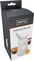 NERTHUS FIH 418 Cană de lapte din porțelan 125 ml, Original, Alb