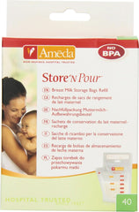 Pungi pentru lapte matern - 40 bucăți Accesorii Hrana si Alaptare Bebe Naty Shop