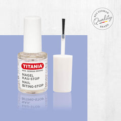 TITANIA Oja anti-roșare (10ml) • Oja împotriva roderii unghiilor • Prevenirea roderii unghiilor • Protecție împotriva roderii unghiilor de la mâini • Prevenirea roderii unghiilor de la mâini