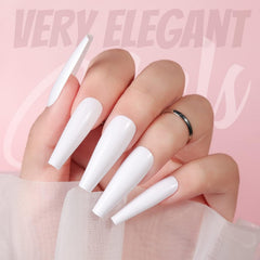 FANDAMEI 12 culori 288 buc unghii artificiale netede, balerină lungă, unghii false tip sicriu, vârfuri de unghii acrilice, balerină lungă pentru unghii artificiale