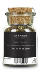 Ankerkraut Thymian, gerebelt, mediterranes Gewürz, 30g im Korkenglas